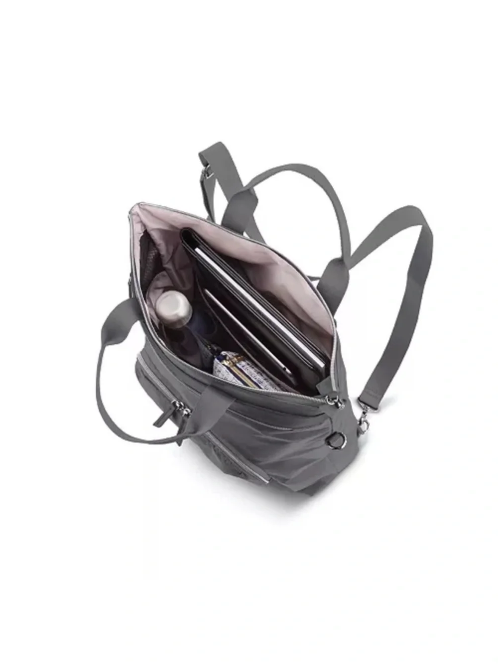Samsonite Gray Women's Laptop Tote Backpack